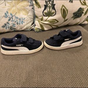 Toddler 8C Puma Smash V2 Suede, SoftFoam+